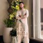 IVORY TREE OF LIFE PEACOCK KURTA PAJAMA SET FOR MEN