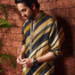 AK Printed Kurta With Black Pajama