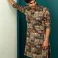 MIX PATOLA TYPE FLOWER PRINTED KURTA PAJAMA