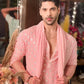 PINK MIRROR MEN'S DESIGENER KURTA WITH PAJAMA WITH DUPATTA