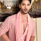 PINK MIRROR MEN'S DESIGENER KURTA WITH PAJAMA WITH DUPATTA