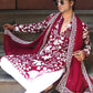 WINE KURTA WITH PANT WITH DUPATTA