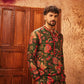 EVAN FLORAL GREEN PRINTED KURTA PAJAMA SET