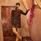 EVAN FLORAL GREEN PRINTED KURTA PAJAMA SET