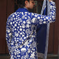 ROYAL  BLUE KURTA WITH PANT WITH DUPATTA