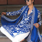 ROYAL  BLUE KURTA WITH PANT WITH DUPATTA