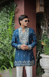 Morepeach V Neck Real Mirror Work Kurta
