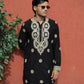 Black Golden Jari Mirror Work Kurta