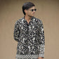 Black Georgette Birds Heavy Embroidered kurta