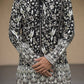 Black Georgette Birds Heavy Embroidered kurta