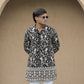 Black Georgette Birds Heavy Embroidered kurta