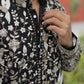 Black Georgette Birds Heavy Embroidered kurta