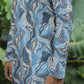 Skyblue Carnival Position Printed Premium Kurta