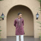 Onion Imperial Bites & Mirror-Work Kurta