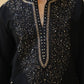 Black Imperial Bites & Mirror-Work Kurta