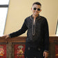 Black Imperial Bites & Mirror-Work Kurta