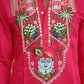 Shrinathji Motifs & Peacock Mirror Embroidered Festive Kurta