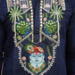 Shrinathji Motifs &amp; Peacock Mirror Embroidered Festive Kurta